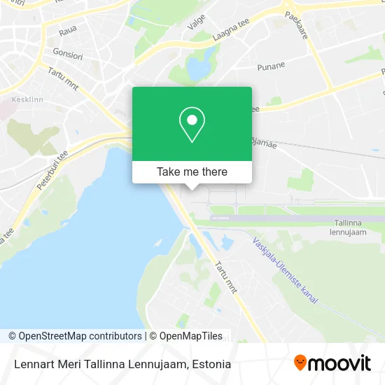 Lennart Meri Tallinna Lennujaam map