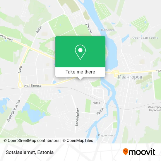 Карта Sotsiaalamet