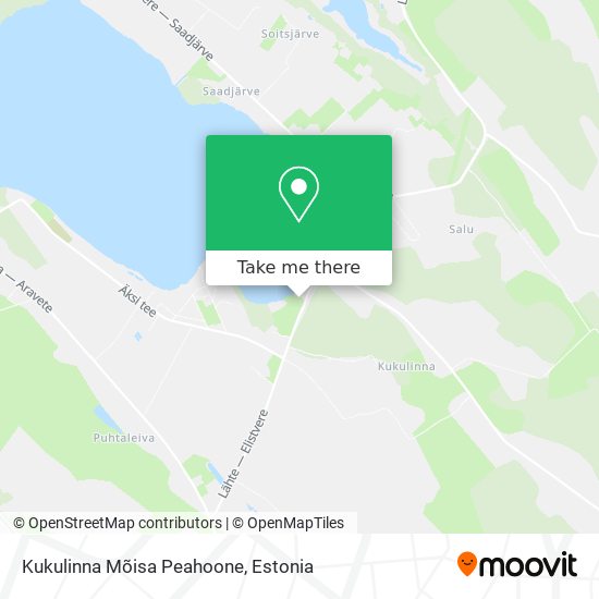 Карта Kukulinna Mõisa Peahoone