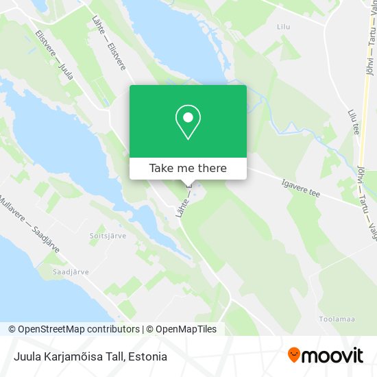 Карта Juula Karjamõisa Tall