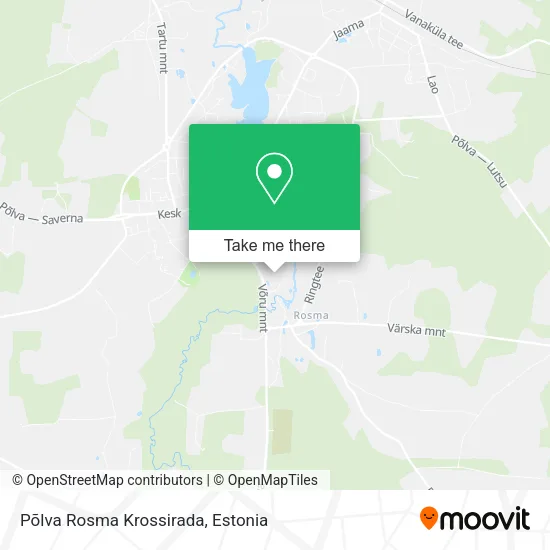 Карта Põlva Rosma Krossirada