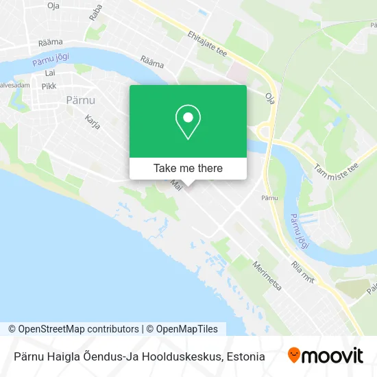 Карта Pärnu Haigla Õendus-Ja Hoolduskeskus