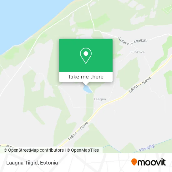 Карта Laagna Tiigid