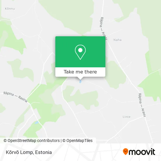 Карта Kõrvõ Lomp