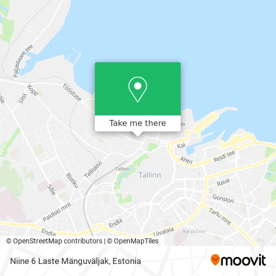 Карта Niine 6 Laste Mänguväljak