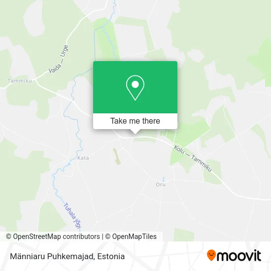 Карта Männiaru Puhkemajad