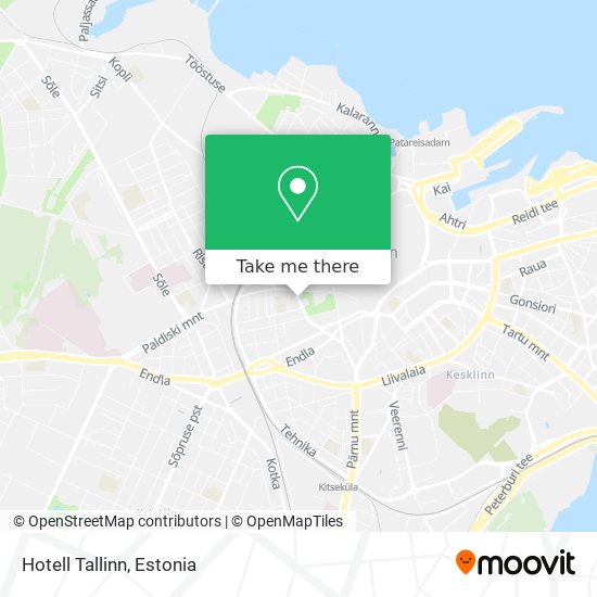 Карта Hotell Tallinn