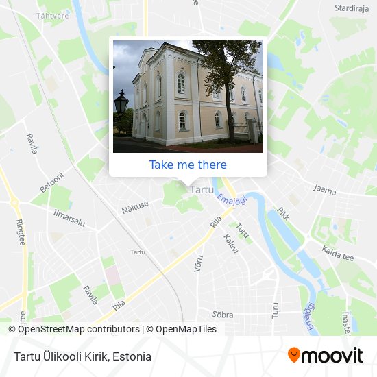 Tartu Ülikooli Kirik map