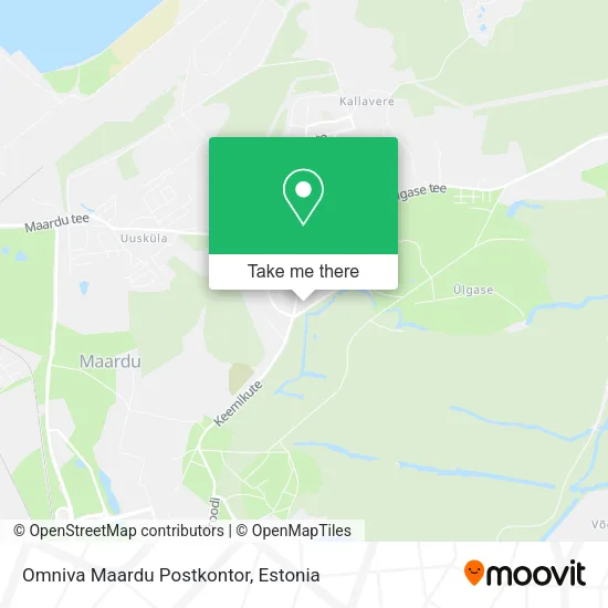 Карта Omniva Maardu Postkontor