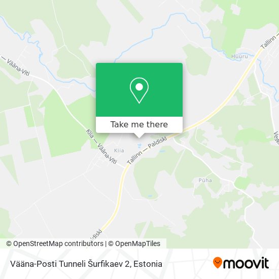 Vääna-Posti Tunneli Šurfikaev 2 map