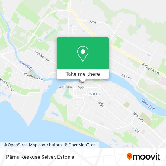 Pärnu Keskuse Selver map