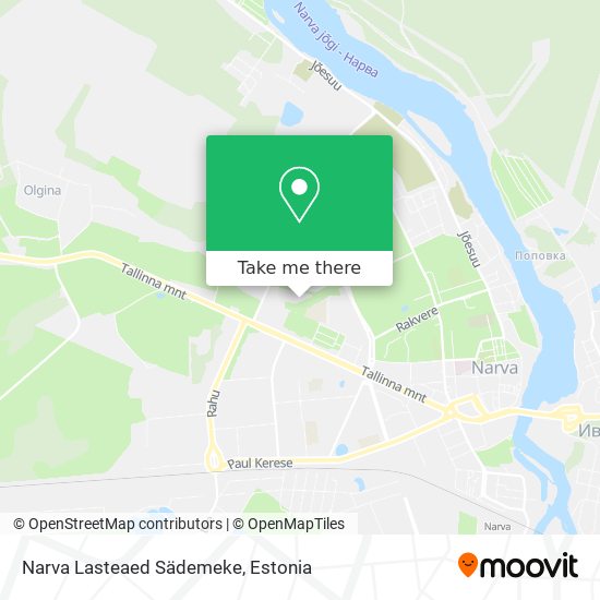 Карта Narva Lasteaed Sädemeke