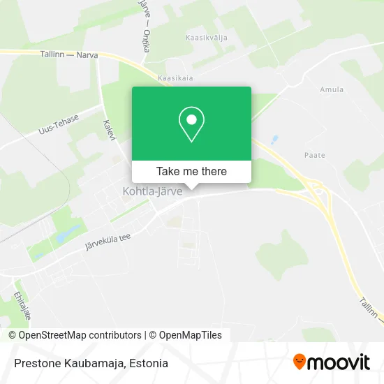 Prestone Kaubamaja map
