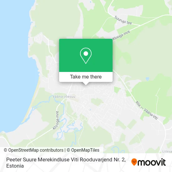 Карта Peeter Suure Merekindluse Viti Rooduvarjend Nr. 2