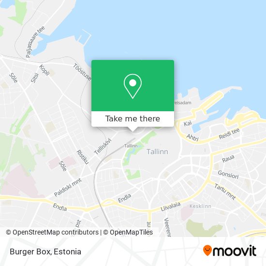 Burger Box map