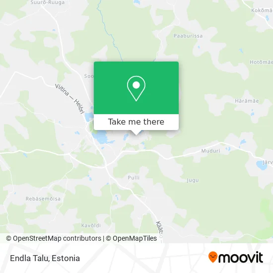 Карта Endla Talu