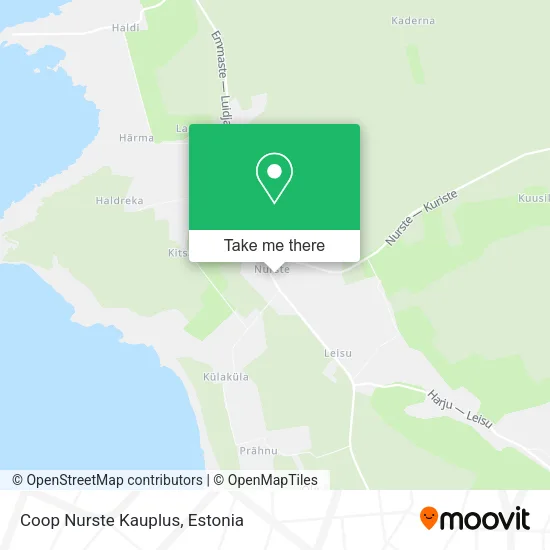 Coop Nurste Kauplus map