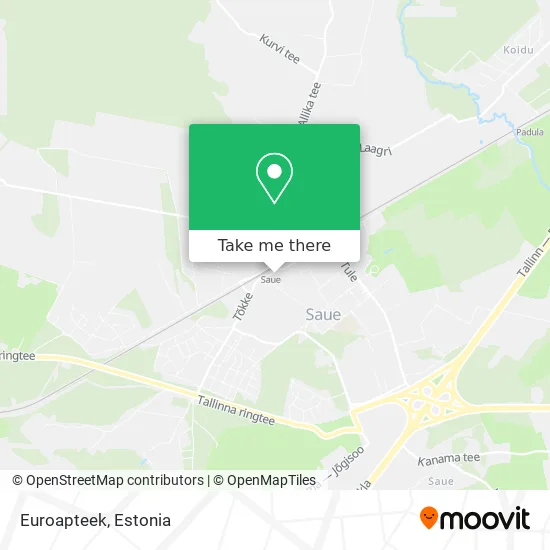 Карта Euroapteek