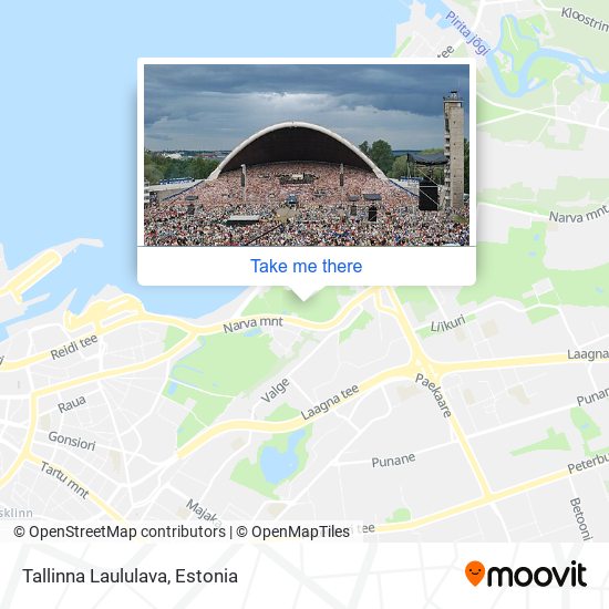 Tallinna Laululava map