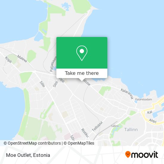 Карта Moe Outlet