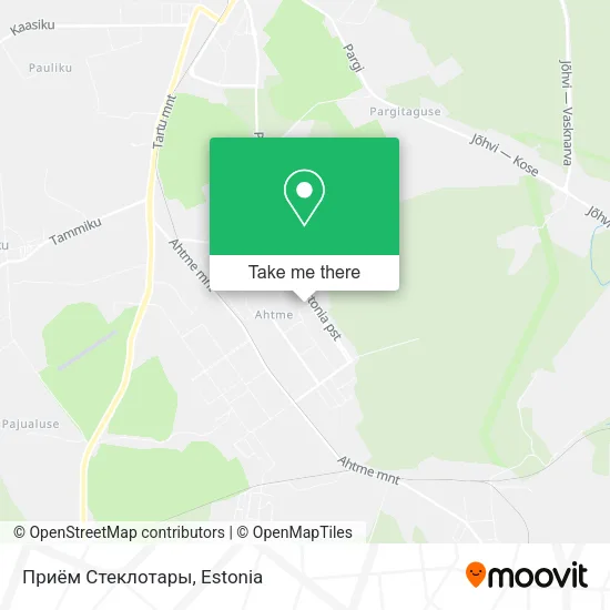 Карта Приём Стеклотары