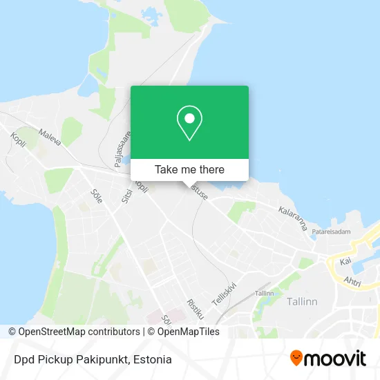 Dpd Pickup Pakipunkt map