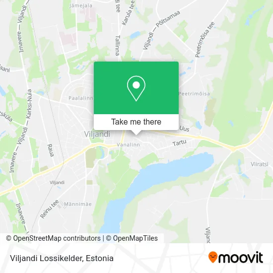Карта Viljandi Lossikelder
