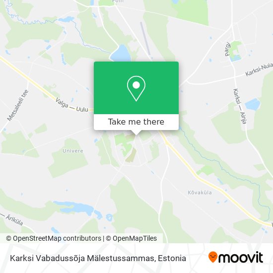 Karksi Vabadussõja Mälestussammas map