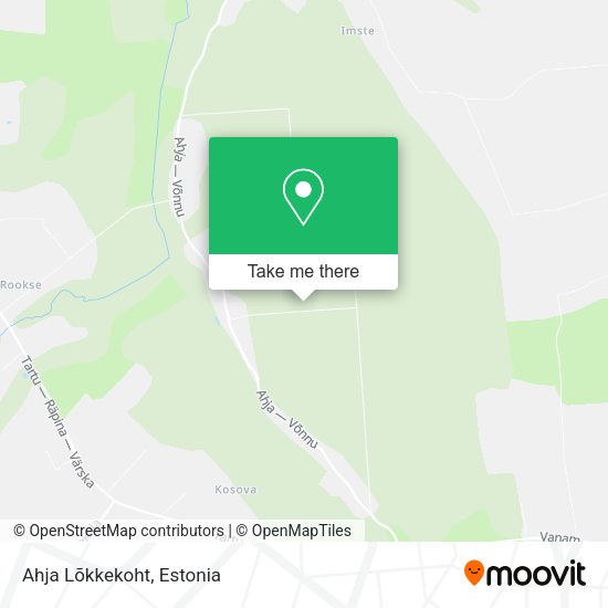 Карта Ahja Lõkkekoht