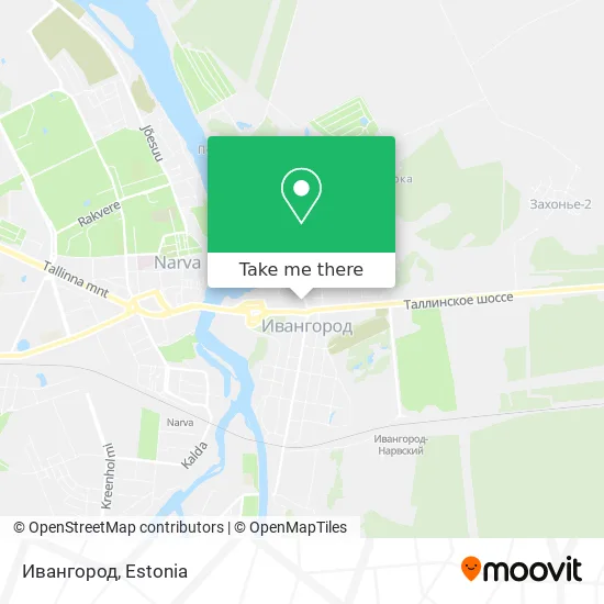 Карта Ивангород