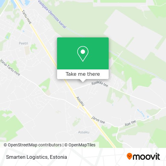 Smarten Logistics map