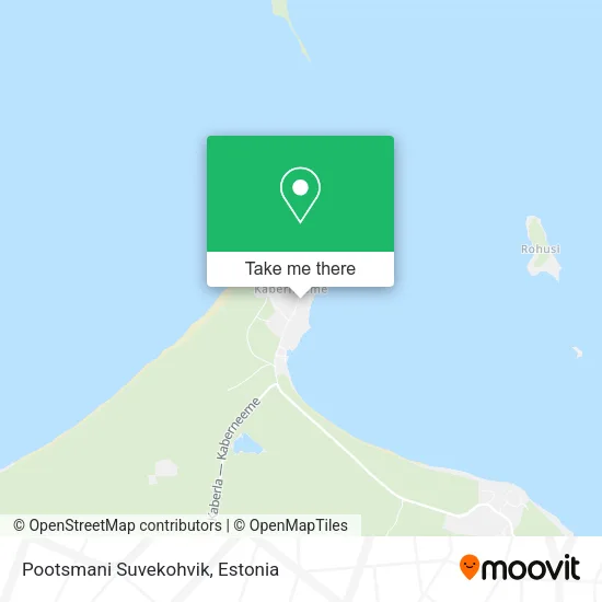 Карта Pootsmani Suvekohvik