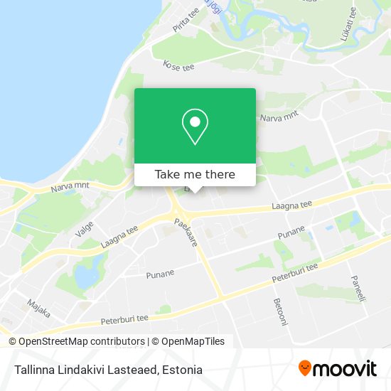 Tallinna Lindakivi Lasteaed map