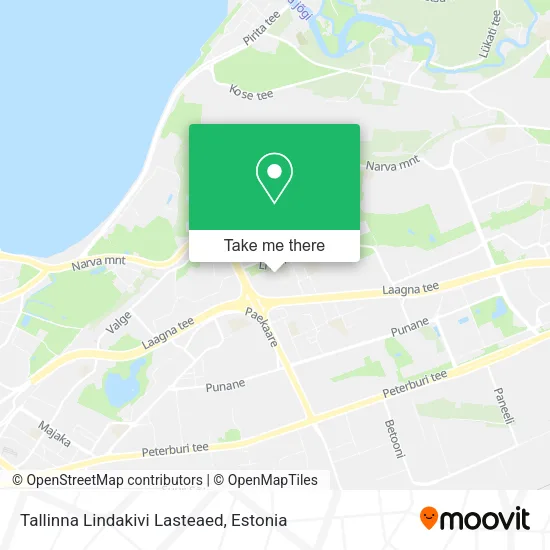Tallinna Lindakivi Lasteaed map