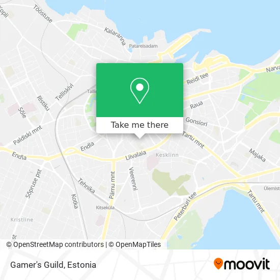 Карта Gamer's Guild