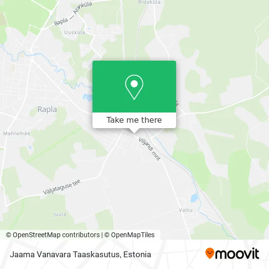 Jaama Vanavara Taaskasutus map