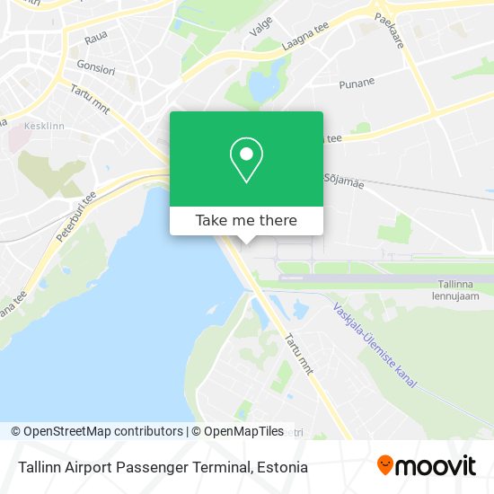 Tallinn Airport Passenger Terminal map