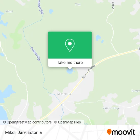 Карта Mikeli Järv