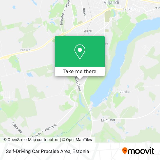 Self-Driving Car Practise Area map