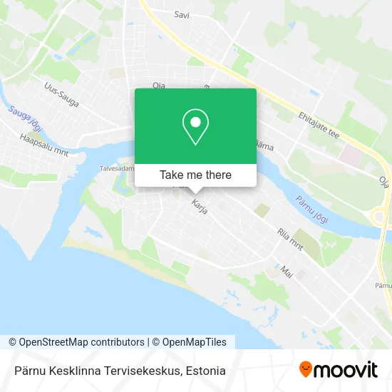 Карта Pärnu Kesklinna Tervisekeskus