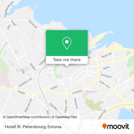 Hotell St. Petersbourg map