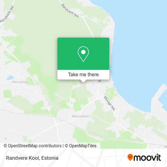 Карта Randvere Kool