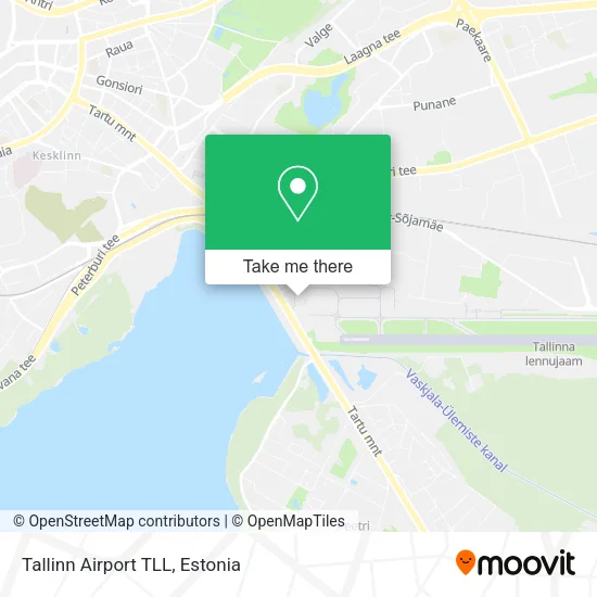 Карта Tallinn Airport TLL