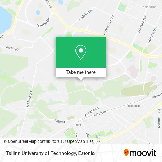 Карта Tallinn University of Technology