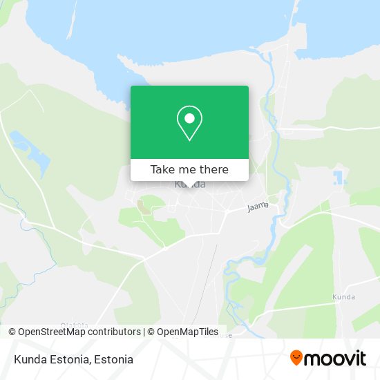 Карта Kunda Estonia