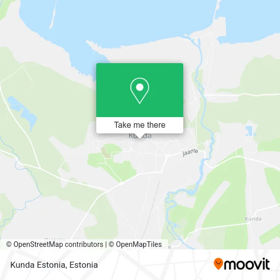 Kunda Estonia map