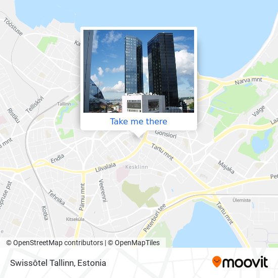 Swissôtel Tallinn map