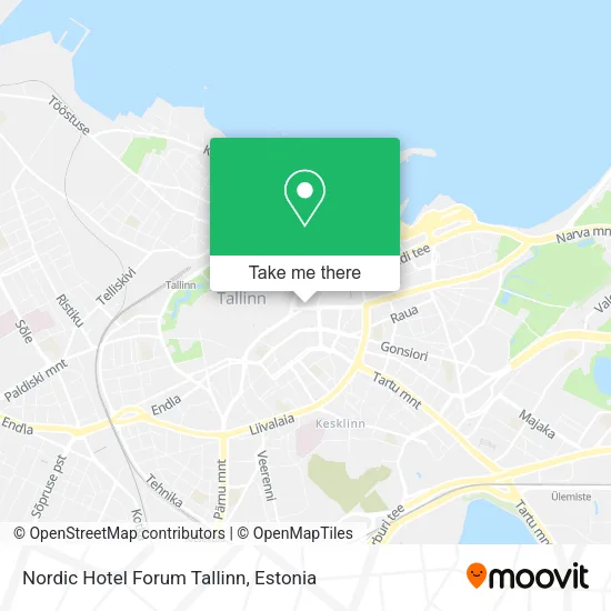 Карта Nordic Hotel Forum Tallinn
