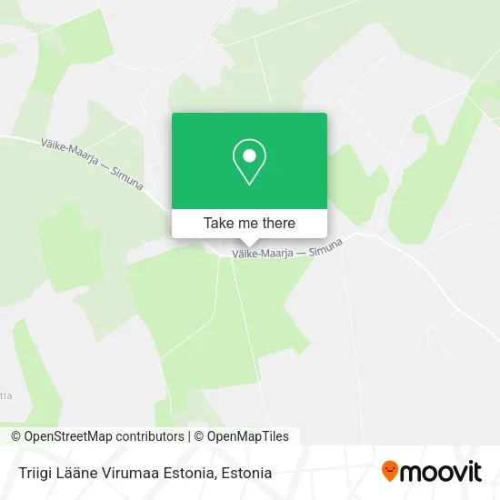 Triigi Lääne Virumaa Estonia map