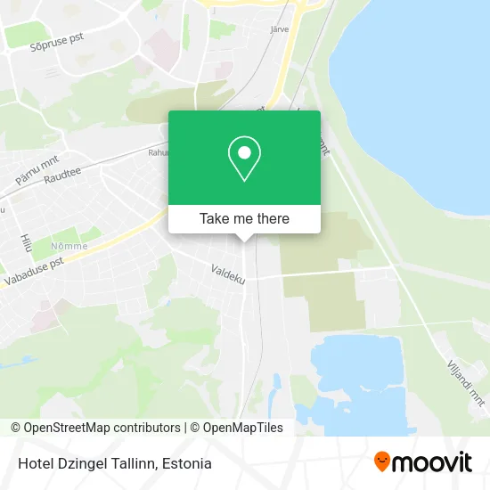 Hotel Dzingel Tallinn map